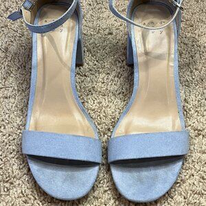Target A New Day Women's Michaela Low Heel Pumps Strap Open Toe Sandals Size 7